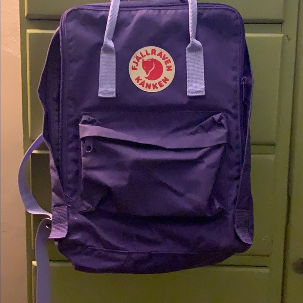 FjallRaven purple backpack
